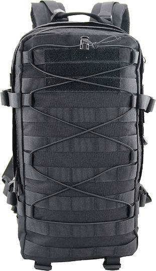 Woodland Tactical EDC Στρατιωτικό Σακίδιο Πλάτης από Πολυεστέρα Μαύρο 35lt