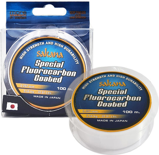 Sakana Special Fishing Line Fluorocarbon Coating 100 M 0.261mm 11.22 Kg