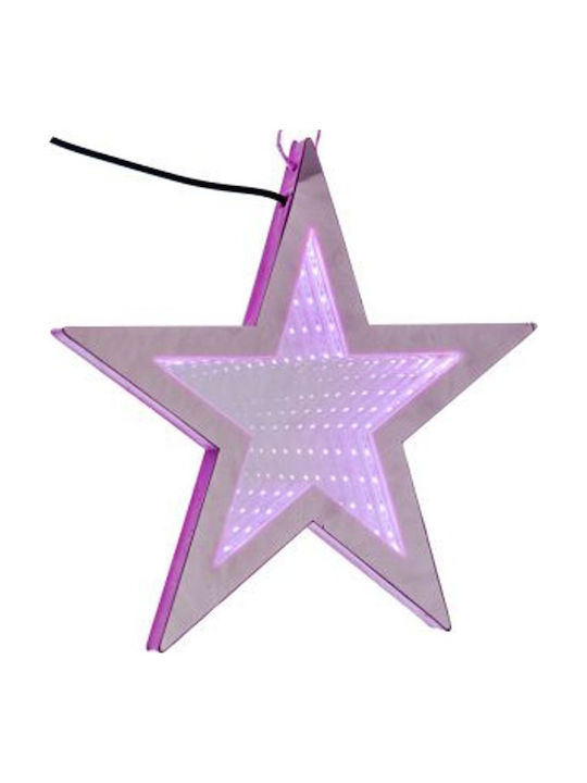 Zmart Imports Plastic Illuminated Christmas Decorative Star 3x3cm