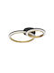 Eglo Ceiling Mount Light 45.3cm Black