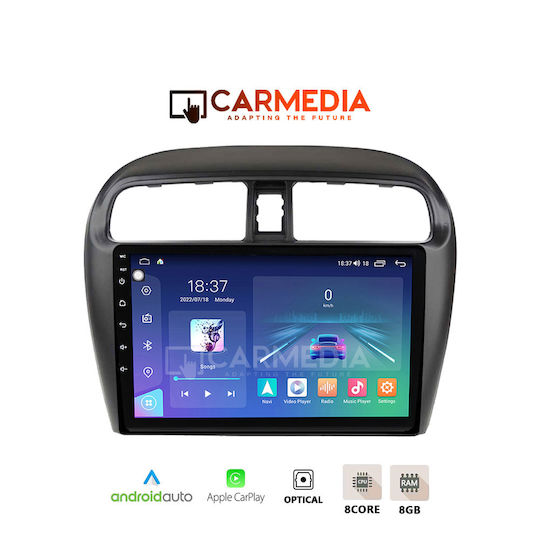 Carmedia Автомобилна Аудио Система (Блутут/USB/WiFi/GPS/Apple-Carplay/Android-Auto) с Тъчскрийн 12.3"