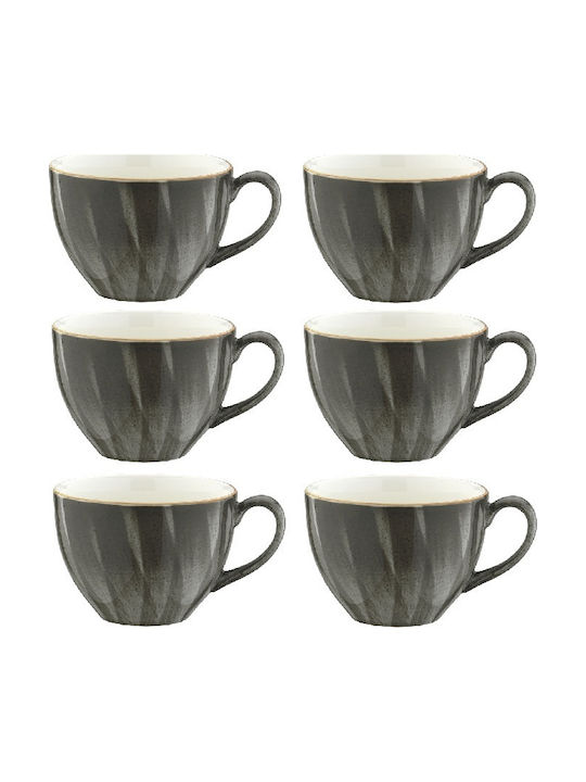 Bonna Space Tasse Kaffee aus Porzellan Braun