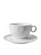 GTSA Rock Σετ Φλιτζάνια Cappuccino από Πορσελάνη Λευκά 230ml 6τμχ