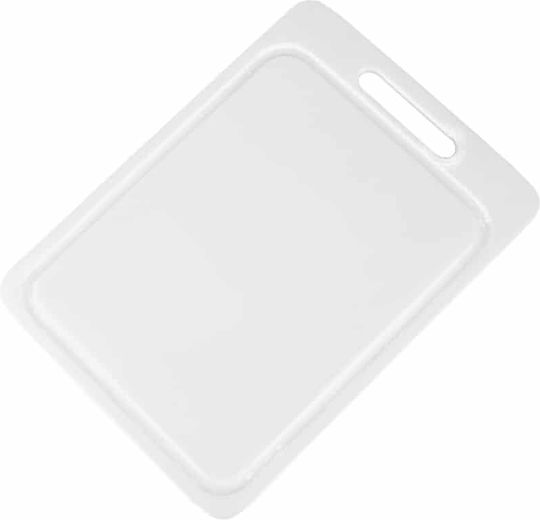 e-exoplismos Πλάκα Κοπής Πολυαιθυλενίου Λευκή 25x35x1cm