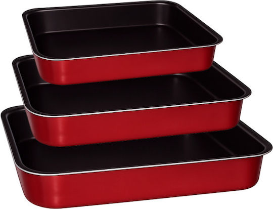 Homestyle Aluminum Baking Pans 3 Pieces