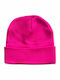 Beanie Unisex Σκούφος Πλεκτός σε Φούξια χρώμα