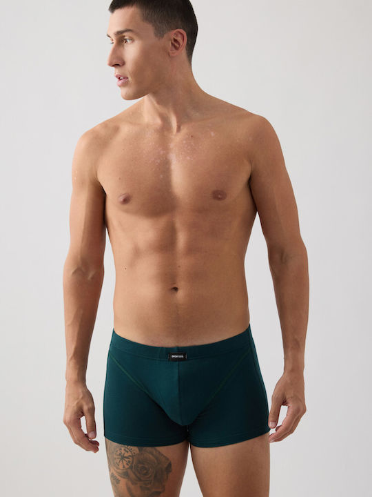 Minerva Men's Boxers Blue-cypress 2Pack