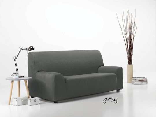 Sunshine Σετ Ελαστικά Καλύμματα Σαλονιού Grey 3τμχ