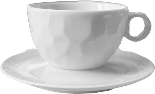 Tassenuntersetzer Porzellan Cappuccino Serie Rock 14cm Gtsa Set 6 Stücke