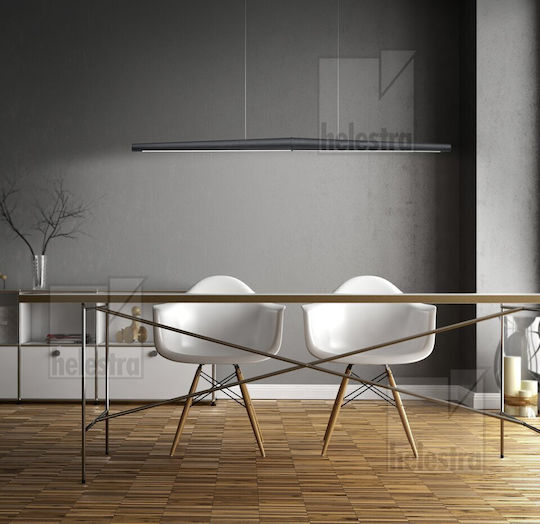 Helestra Verstellbar Hängelampe Schwarz 120x5cm.