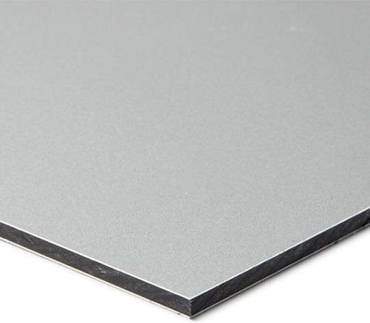 Панел Алуминий Etalbond 200x420x0,4см Черен Бял
