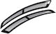 Self-Adhesive Grip Tape Silver 2pcs
