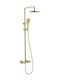 Clever Shower Column without Mixer Gold