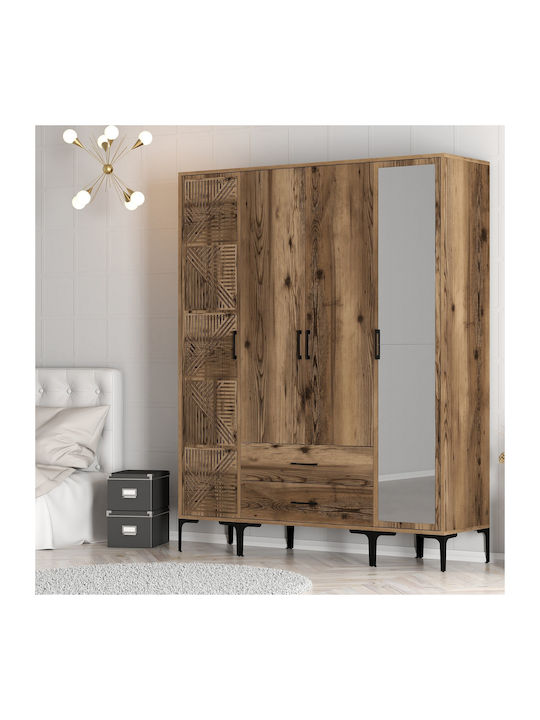 Ντουλάπα Τέσσερις Πόρτες Ptr Lidya Lidya 160x47...