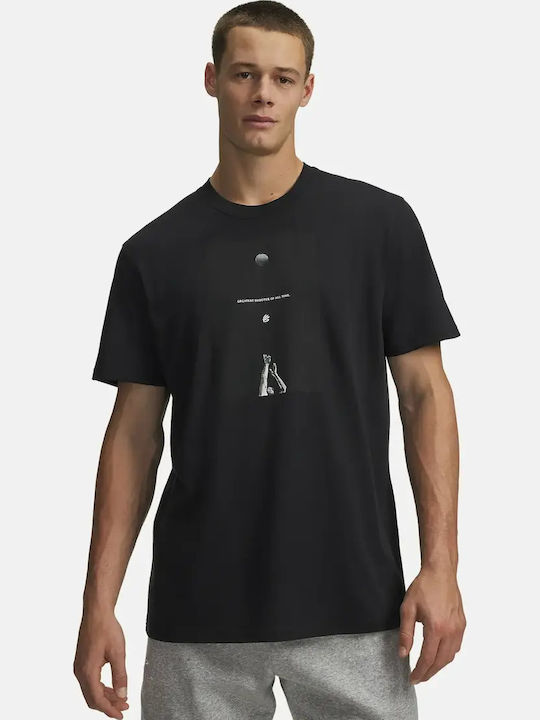 Curry Αθλητικό T-shirt Μαύρο