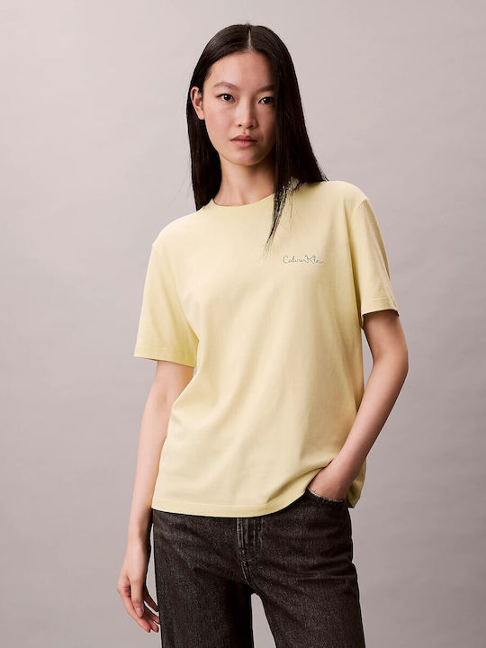 Calvin Klein Logo Graphic Γυναικείο T-shirt Lim...
