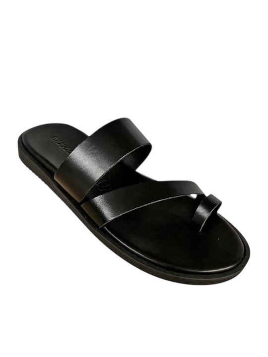 Gkavogiannis Sandale Casual Damă Din Piele Negre Gkavogiannis Sandale Casual Damă Din Piele Negre