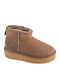 Stinger Micro Leather Women's Ankle Boots Brown
