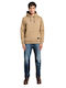 Sweatshirt mit Kapuze Tan