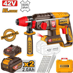 Ingco CRHLI422682E Κρουστικό Σκαπτικό Πιστολέτο 42V με 2 Μπαταρίες 2Ah Ingco CRHLI422682E Κρουστικό Σκαπτικό Πιστολέτο 42V με 2 Μπαταρίες 2Ah