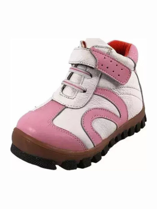 Chippo Lederne Kinderstiefel Rosa