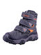 Kinderstiefel mit Reißverschluss Schwarze