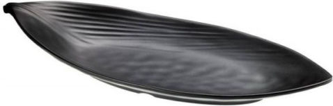 Atlas Melamin Serving Platter Rectangular Black 28x11.5cm