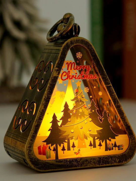 Christmas Decorations Vintage Night Light Office Ornaments Decorative Lamp Bronze Christmas Tree