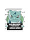 Poster Pokemon Bulbasaur Mugshot An163 21cm x 30cm