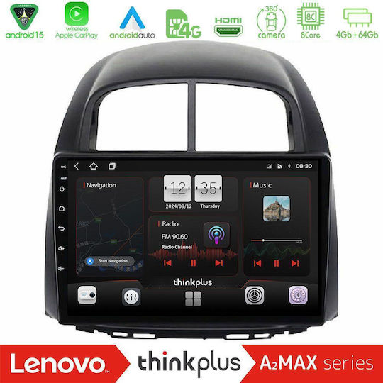 Lenovo Ηχοσύστημα Αυτοκινήτου για Daihatsu Sirion Subaru Justy 2006-2012 (Bluetooth/USB/WiFi/GPS/Apple-Carplay/Android-Auto) με Οθόνη Αφής 10"