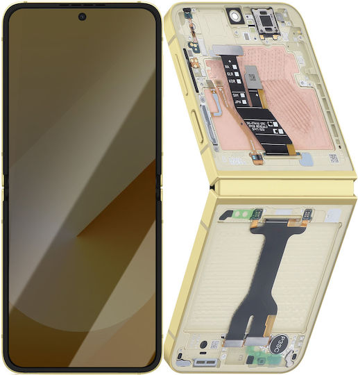 Ecran Amoled Interior Complet Samsung Galaxy Z Flip 6 Service Pack Galben