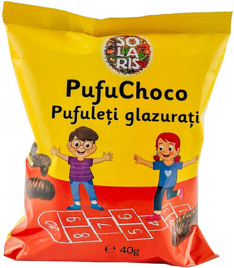 Glazed Puffed Corn Pufu Choco 40g Solaris