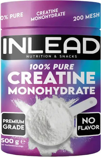 Inlead Nutrition Creatine Μονοϋδρική Κρεατίνη Unflavoured 500gr
