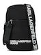 Herrentasche Schulter / Crossbody Schwarz