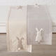 Runner Rabbit 2/ass Jeni 120x30cm Brown Beige Cotton Polyester