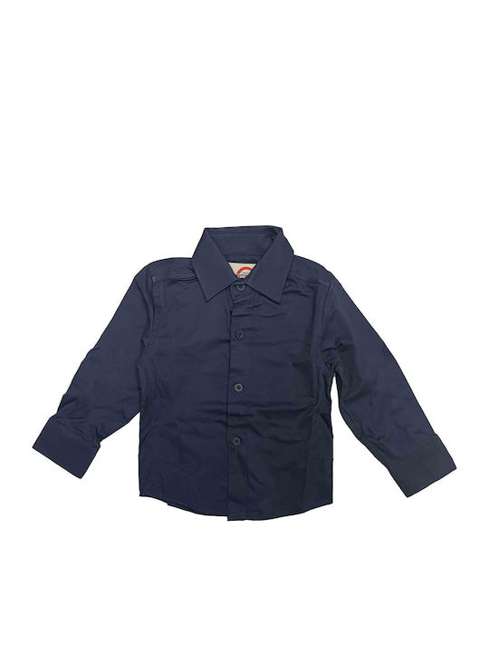 Joyce Kinder Hemd Langarm Blue