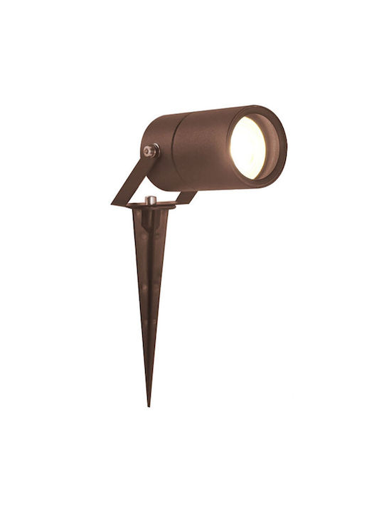 Bot Lighting Outdoor Floor Lamp 7W for GU10 Light Bulb Base Orange