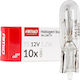 AMiO Lamps Car T5 / W2x4.6d Halogen White 12V 1.2W 10pcs