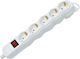 Power Strip with Surge Protection 5 Positions 5pcs