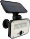 Bot Lighting Solar LED Flood Light 8W Natural White 4000K with Motion Sensor Photocell and Remote Control
