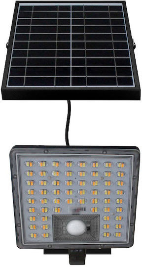 Bot Lighting Solar LED Flood Light 20W Adjustable White with Motion Sensor Photocell and Remote Control