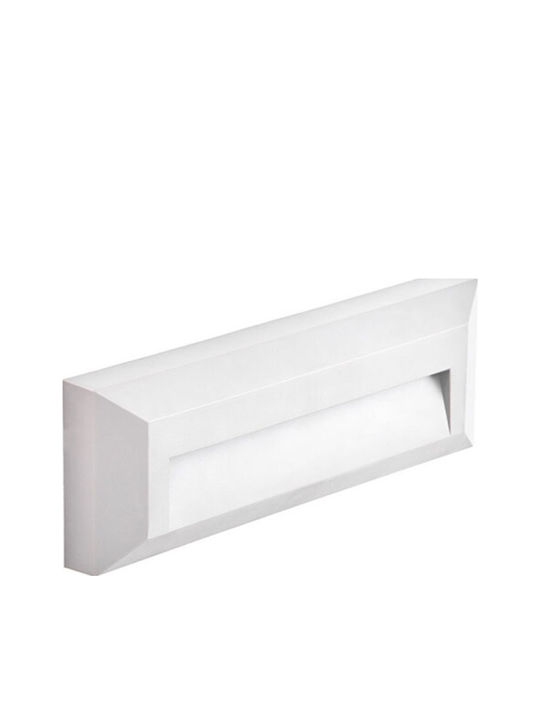 Bot Lighting Soria Wall-Mounted Outdoor Light LED 4W with Cool White Light 23x3x8εκ.