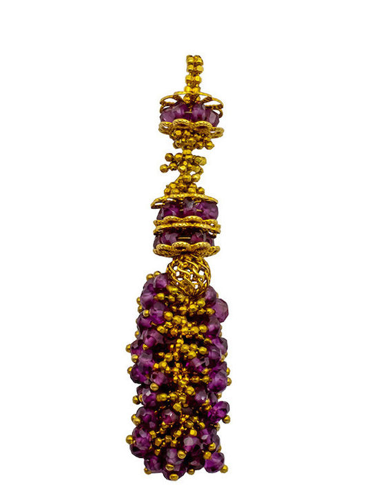 Savvas Design Charm din Aur 18K Mov AMEN04211