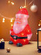 Leuchtender Dekorativer Weihnachtsmann Weiß aus Kunststoff 21.5x16cm Lamp