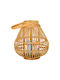 Fylliana Fl038 Φαναράκι Bamboo Επιτραπέζιο Καφέ 30x30x32εκ.