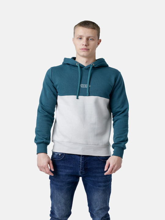 Paco & Co Sweatshirt with Hood Petrol Blue