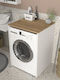 UnicUtil Rafturi de baie Raft Baie Lemn 65x60x91.8cm Maro