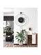 Ceas De Perete Metalic Cu Design Modern Element Suspendat 50×75 Cm