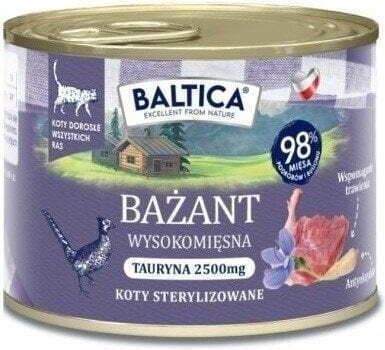 Baltica Wet Food for Adult Cats with Phasianus 185gr