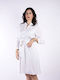 Summer Midi Shirt Dress White 18600Kwhite